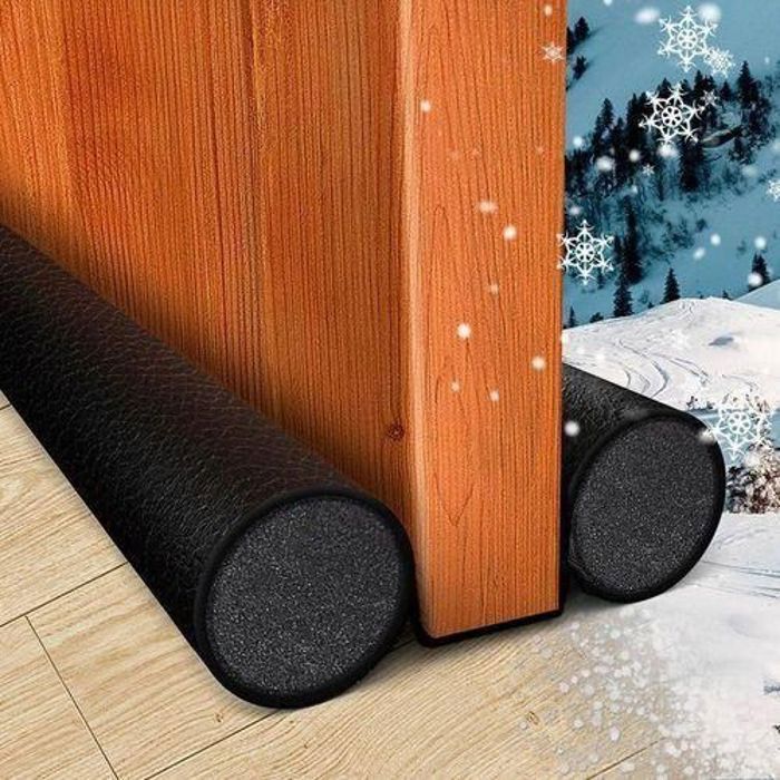Bande Joint Sous Bas Porte Fenetre -Tapis Anti insectes Poussiere Souris Cafard, couleur aliatoire