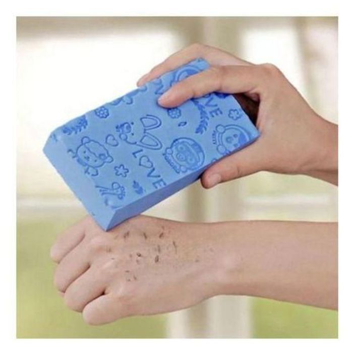 Éponge de bain exfoliante - Non spécifié - Douce - Nettoyage doux - Matériau durable -Couleur aliatoire