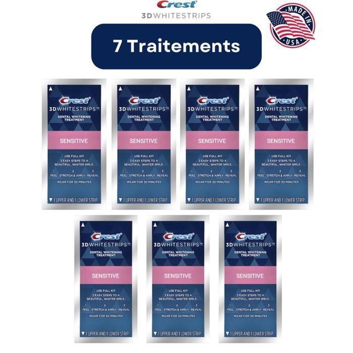 Crest 3D white Sensitive 7 traitements