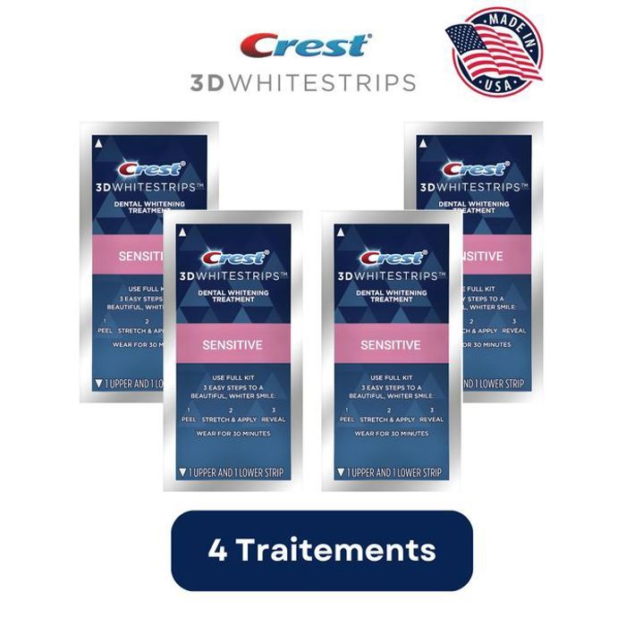 Crest 3D white Sensitive 4 traitements