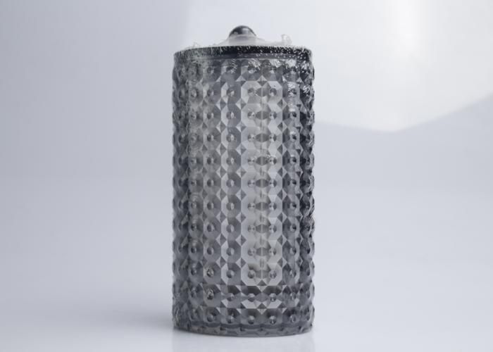 Support de tampon - GENERIC - WL-ZS8022 - Verre - Gris - Contemporain - Design