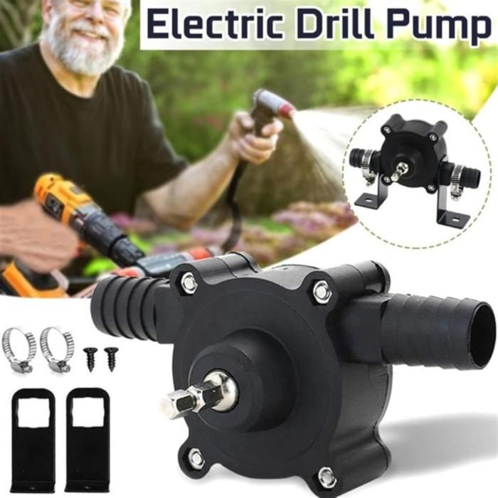 Pompe à eau - Non spécifié - Compatible perceuse sans fil - Portable - Haute capacité - Facile à utiliser