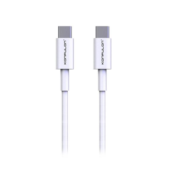 Cable Konfulon Type-C vers Type-C DC15 5A - 1m