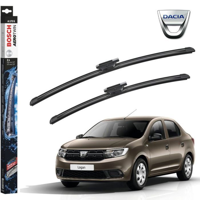 Balais d'Essuie–Glace pour Dacia Logan II