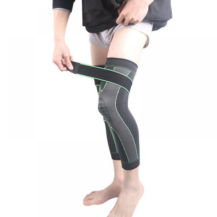 1 pièce Genouillère de compression Genouillère Support de genou pour course à pied Gym Entraînement Sports pour soulager les