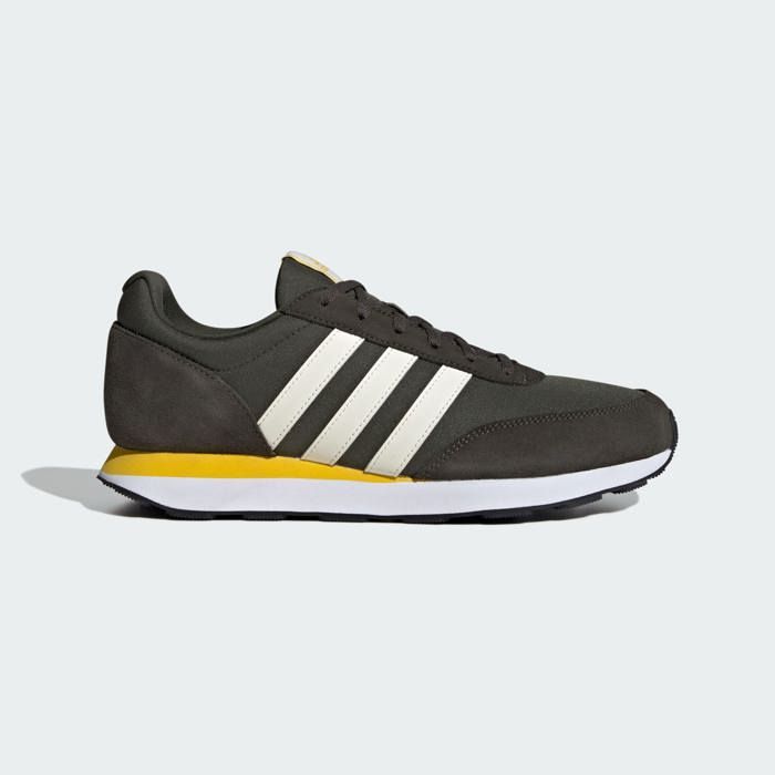 Baskets - Adidas - Run 60s - Gris - Lacets - Semelle synthétique