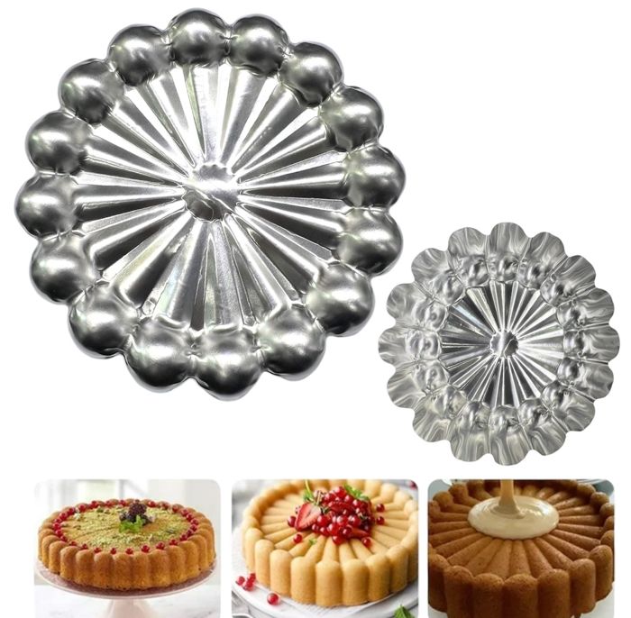 Moule à Gâteau à cake en aluminium 3D, Outil de Décoration pour Poêle à Gâteau, Cannelé, Ustensiles de Cuisson Accessoires