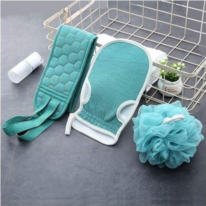 3 pièces Serviettes De Bain Multifonctionnel,brosse douce, salle de bain, hôtel