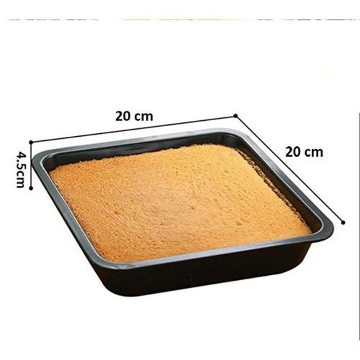 Moule à cake carré 20cm-20cm, moule antiadhésif