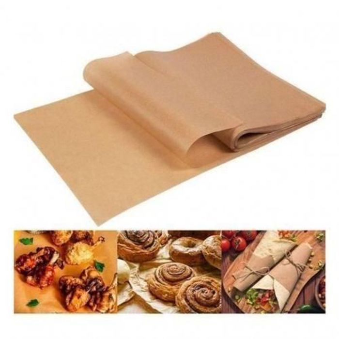Papier Cuisson pour la Cuisine Blanc, 40x60 Anti-adhésif 8 Feuille 1