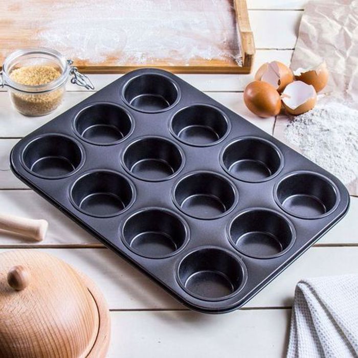 Moule 12 tasses - moule à cupcake à muffins - Moule Gateau - Moule à pâtisserie
