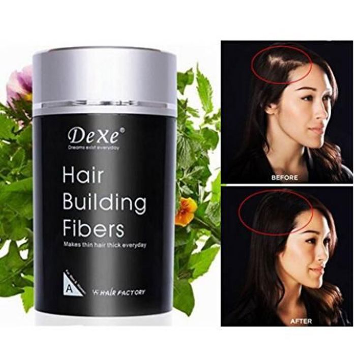 Dexe Hair Building Fibers 22g /Fibre De Renforcement des Cheveux/Brown /Marron