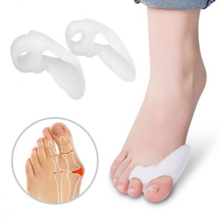 Gel d'orteils - Silicone - Ajusteur - Confortable - Soulagement - Taille unique