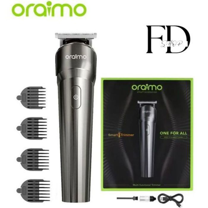Tondeuse Multifonctionnelle - Oraimo - SmartTrimmer - 4 Peignes - Moteur en métal - Autonomie 90 min