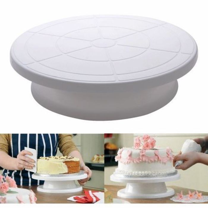 Cake turner table ,Support de gâteau ,Plateau tournant décoration de gâteau