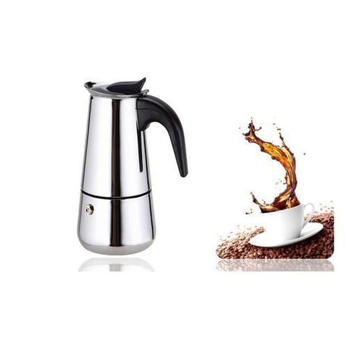 Cafetière Expresso 4 tasses Machine manuelle preparation cafe