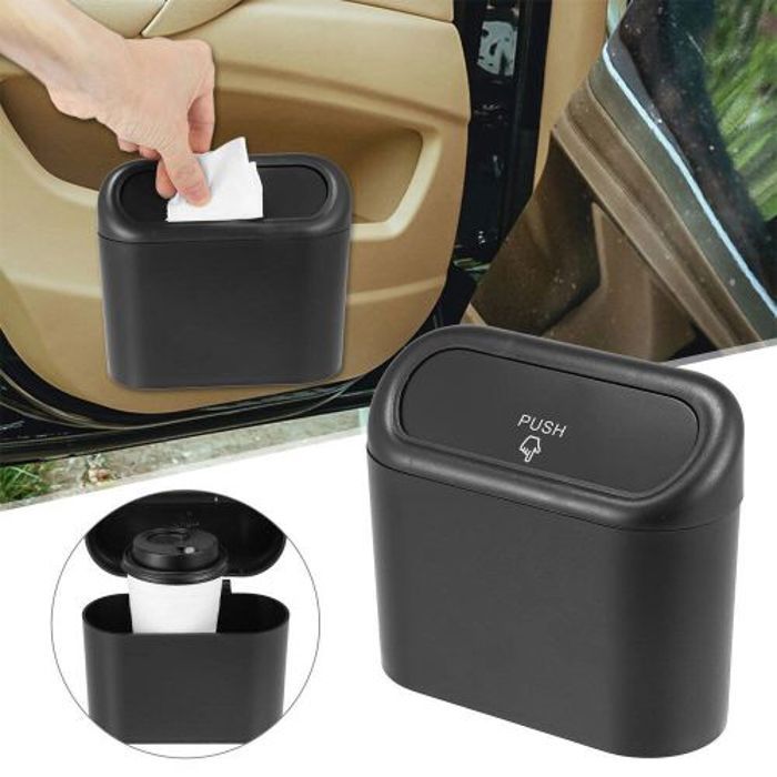 Mini Poubelle Voiture Multifonction,Seau de voiture pliable,boîte de rangement intérieure