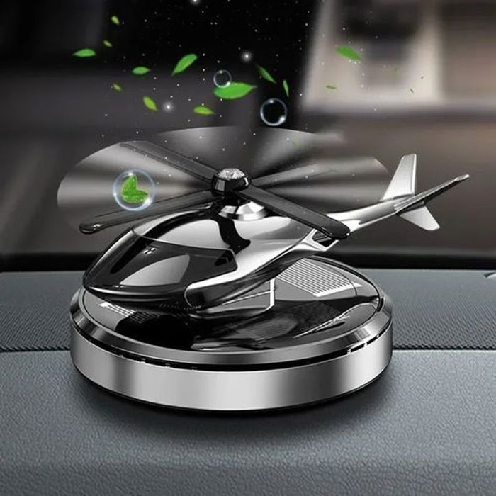 Hélicoptère à énergie solaire,Désodorisant pour voiture,diffuseur d'huile essentielle automatique