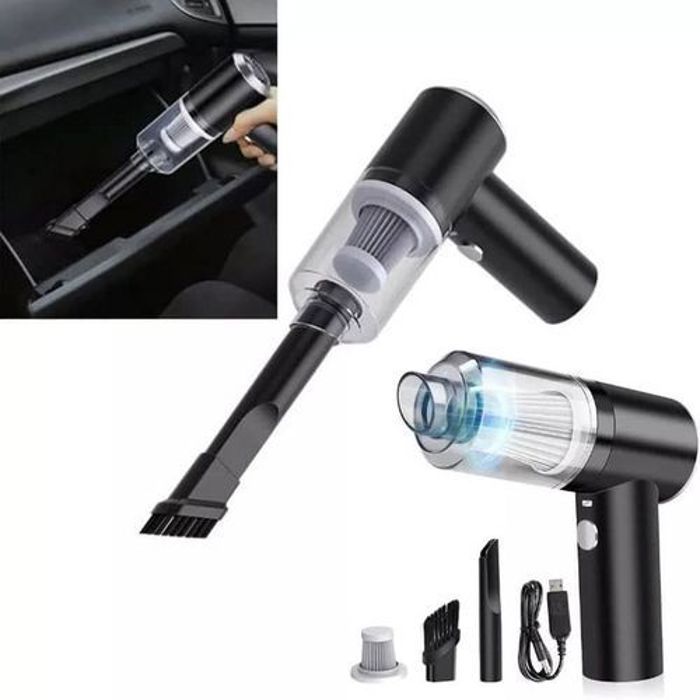 Mini Aspirateur rechargeable Portable multifonction sans fil,Charge rapide, pour voiture et maison