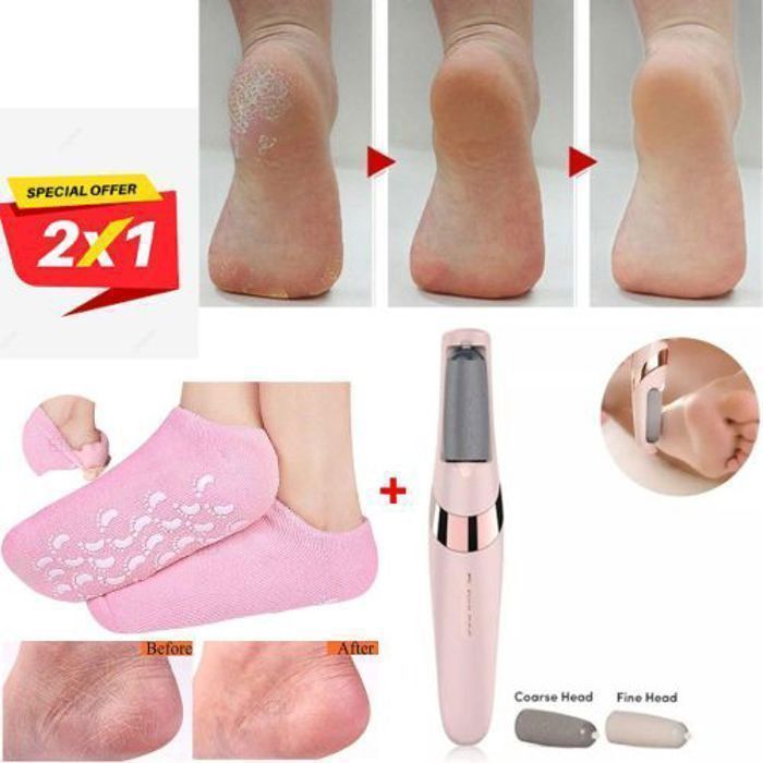 Pack de Lime À Pied Électrique - Non spécifié - Rechargeable - Chaussettes en Gel - Soins des Pieds - Femme