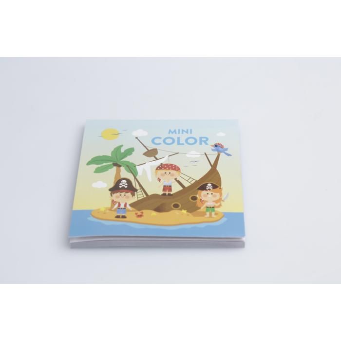 Livre de coloriage Plume Univers Mini Color – Pirates – 48 pages – 10,5 x 10 cm – Motif Aléatoire