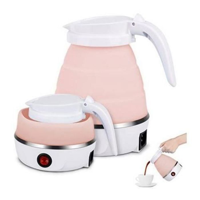 Bouilloire électrique Pliable- Mini Bouilloire électrique Portable,chauffage rapide 0.6L