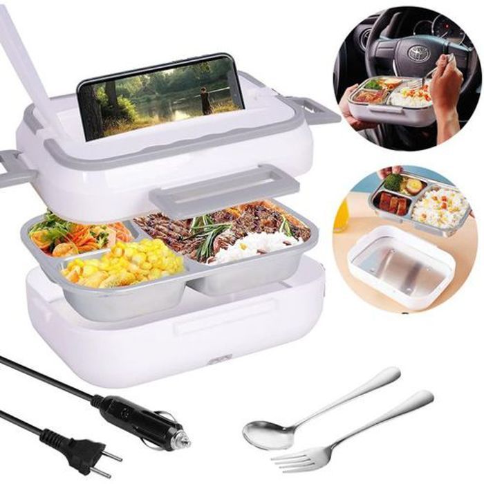 Lunch box Electrique,boîte à déjeuner chauffantes pour adultes et enfants,pour bureau,voiture,école