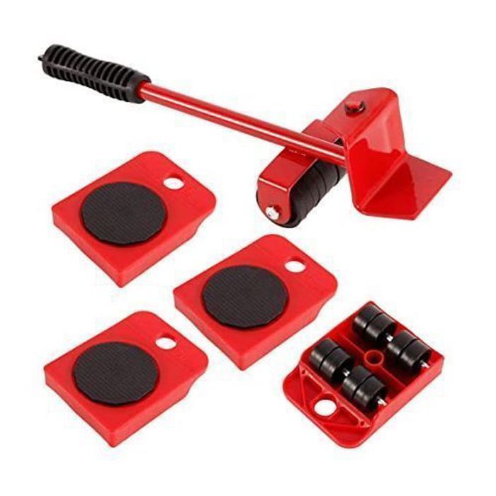 Kit de déplacement à roulettes pour meubles outil de déménagement et Transport