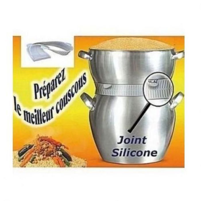 Pack de 2 Joints en Silicone Alimentaire – Universels et Adaptables pour Tous Couscoussiers
