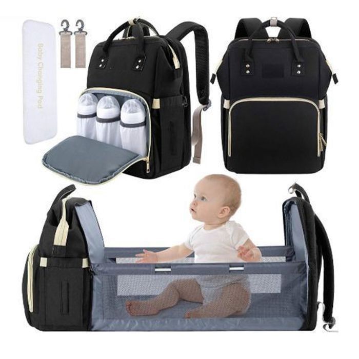 Sac à Dos de Maternité lit Portable pliable pour Bébé, Porte bébé, Sac de Voyage pour Nouveau-Né multifonction