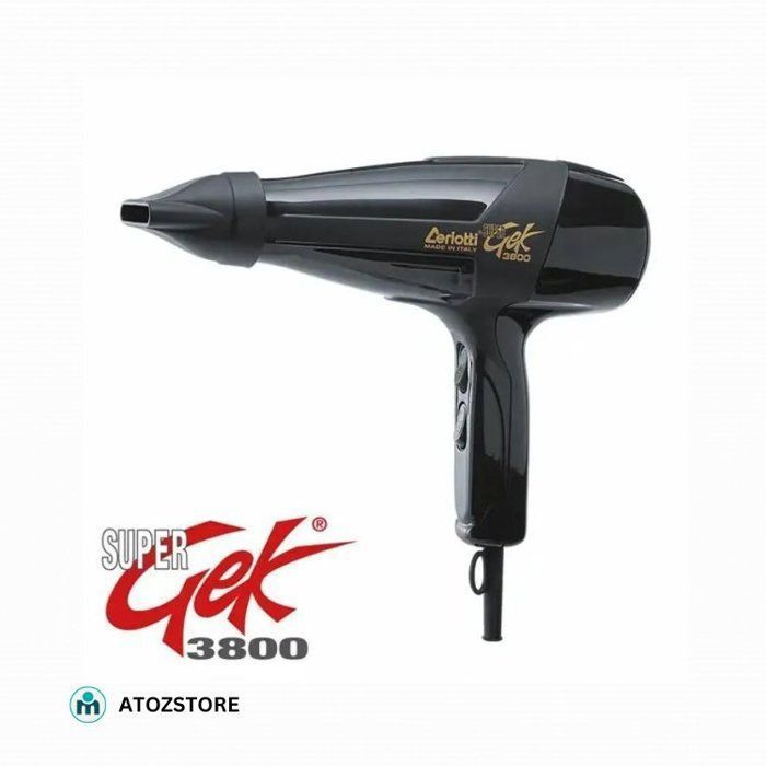 Sèche-Cheveux Professionnel Ceriotti Super 3800 – Moteur AC Haute Performance – 2000W – Couleur Aléatoire