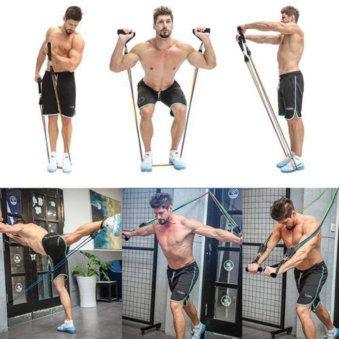 Bande de Résistance, Kit pour Fitness exercices gym yoga  sport
