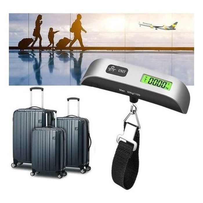 Pèse-Bagage Numérique – Capacité Max 50 kg – Écran LCD Rétroéclairé et Conversion lb/kg