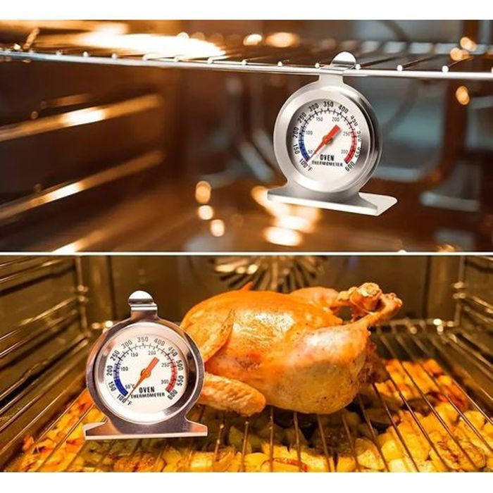 Thermomètre de four en acier inoxydable pour four électrique/gaz, thermomètre de cuisine