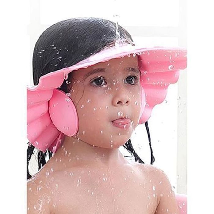 Chapeau souple protection bébé, bonnet de douche pour le lavage des cheveux pour enfants