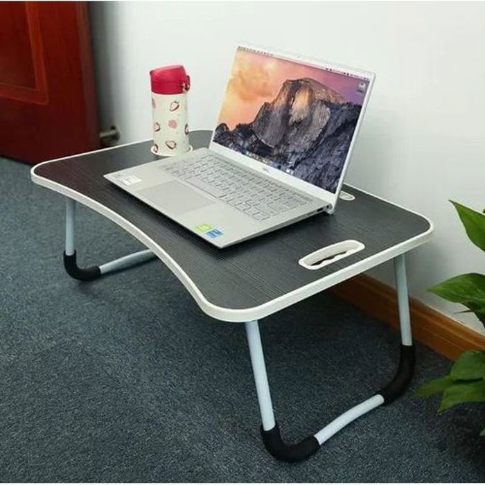 Table de Lit pour Ordinateur Portable, Bureau Pliable et Portable - Couleurs aléatoires