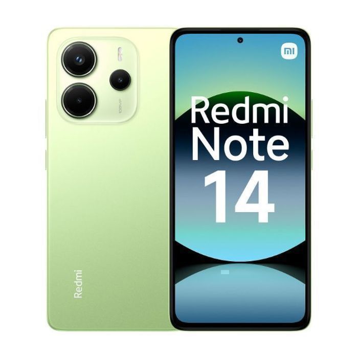 Redmi Note 14 - 6GB RAM/128GB Stockage - batterie 5500 mAh  - Vert