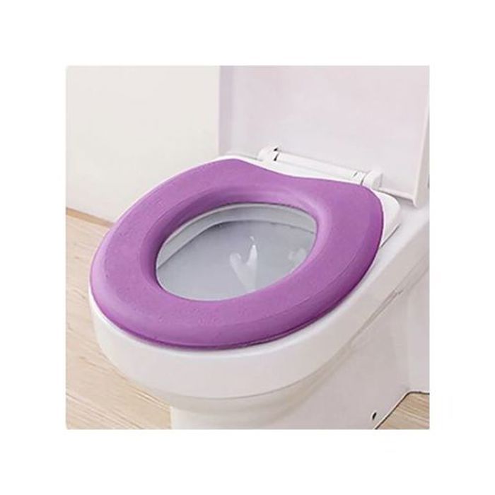 Housse Siège de toilette confortable en silicone contre le froid/