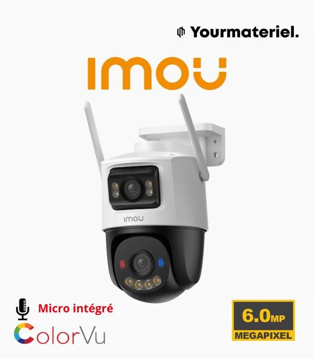 IMOU CRUISER DOUBLE CAMÉRA wifi Audio COULEUR 6MP Outdoor 360°