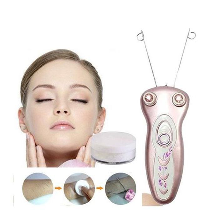 épilateur outil d'épilation sans fil poudre de peau lisse, lumière de fil portable Rechargeable