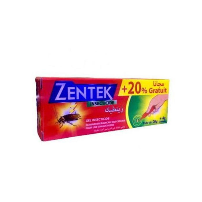 Insecticide Gel - Zentek - Élimination des cafards - Efficacité 100% - Sans risque alimentaire