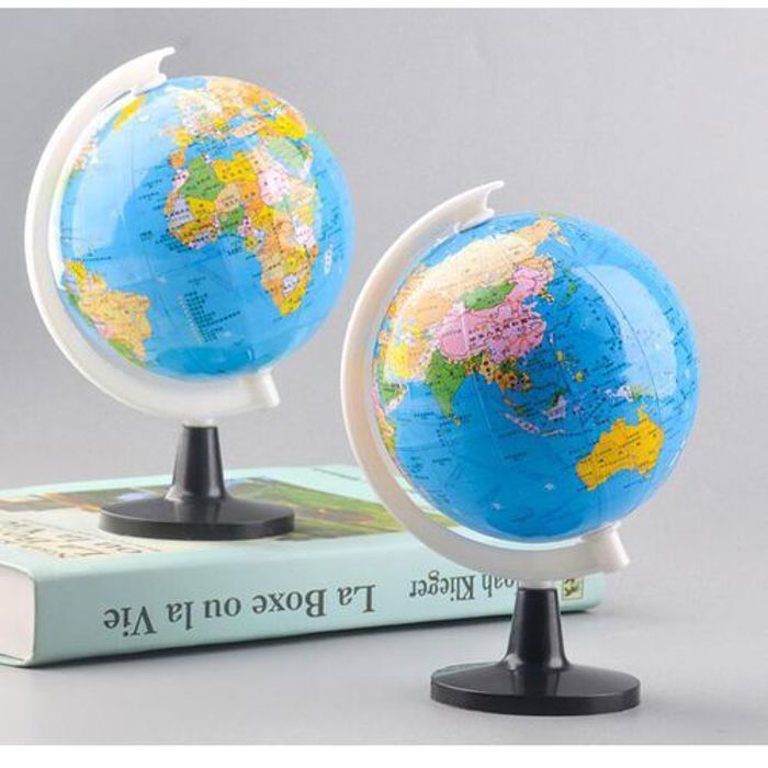 Globe Terrestre avec Support Rotatif à 360° en Arabe - Petit Model