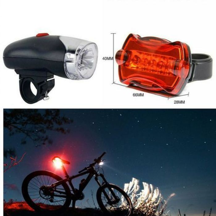 LED Cyclisme Bike Lamp Vélo tout usage et sécurité:phare blanc-Rear Tail rouge - Lampe de sécurité