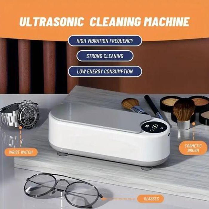 Nettoyeur Ultrasons, Portable Machine de Nettoyeur Bijoux à Ultrason.