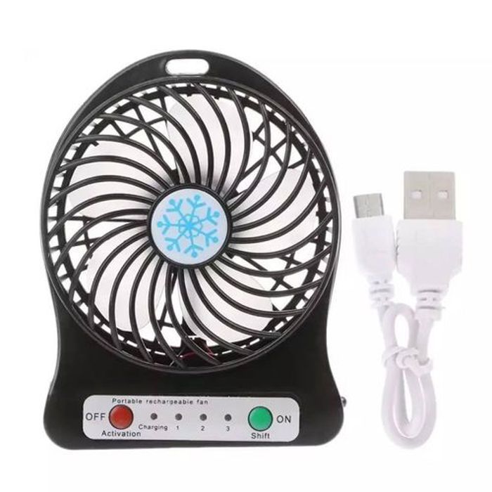 Mini Ventilateur - Super Silencieux - Rechargeable - USB - Portable - 4,7 W