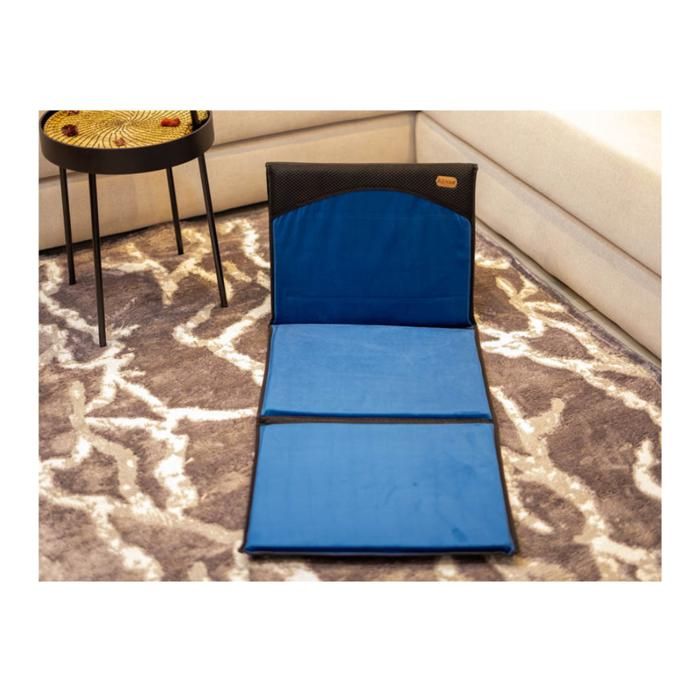 Tapis de prière - AL Masnad - Modèle pliable - Couleur bleu marine - Style moderne - Intérieur