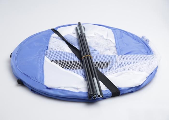 Mini but pliable - GENERIC - 120x80x80 cm - Bleu et blanc - Idéal pour enfants - Facile à transporter