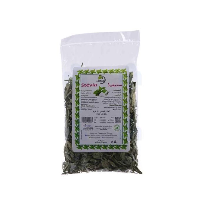 Stévia séchée en sachet 40g - AROMA P