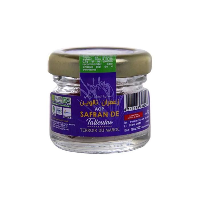 Safran de Taliouine flacon en verre 1g - TALISAL