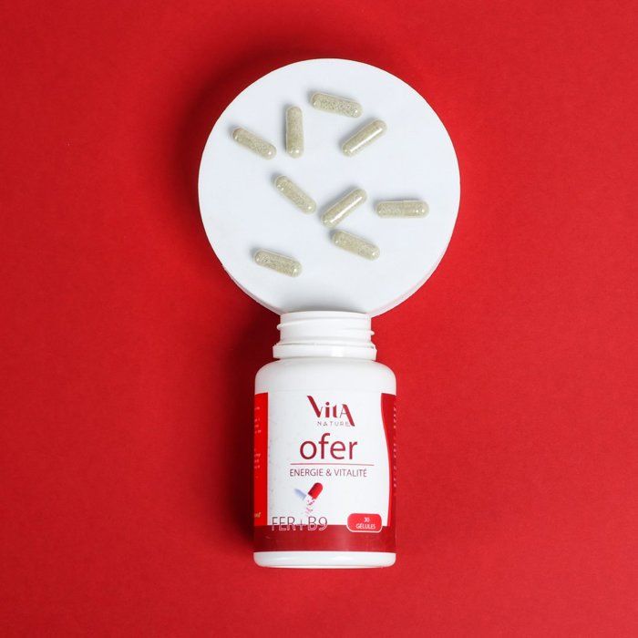 Ofer Complexe Fer et Vitamine B9 30 gélules Vita Nature Plus